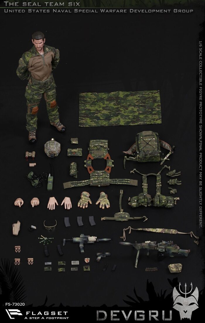 FLAGSET US SEALS TEAM 6 DEVGRU "JUNGLE DAGGER" 1/6 SCALE ACTION FIGURE FS-73020 - Image 42