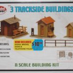 N Scale Model Power 1586  3 Trackside Buildings