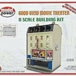 GOOD VIEW MOVIE THEATER KIT N Scale Model Power 1593