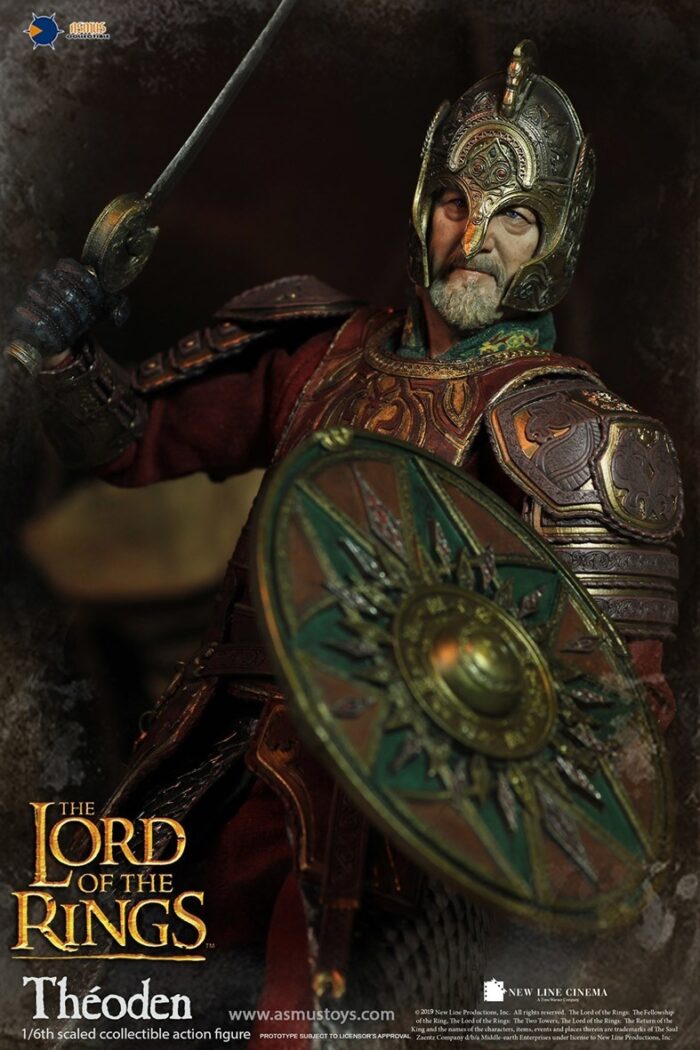 ASMUS TOYS THE LORD OF THE RINGS - THEODEN 1/6 SCALE ACTION FIGURE - Image 3