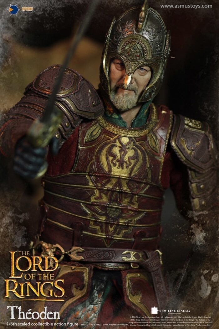 ASMUS TOYS THE LORD OF THE RINGS - THEODEN 1/6 SCALE ACTION FIGURE - Image 5