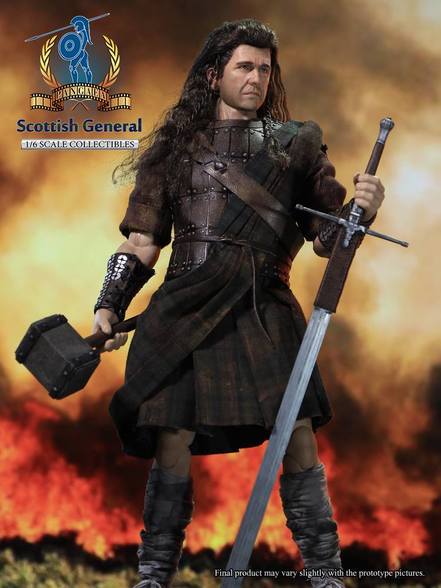 Leather-Like Bracers 1/6 Scale Toy Scottish General 