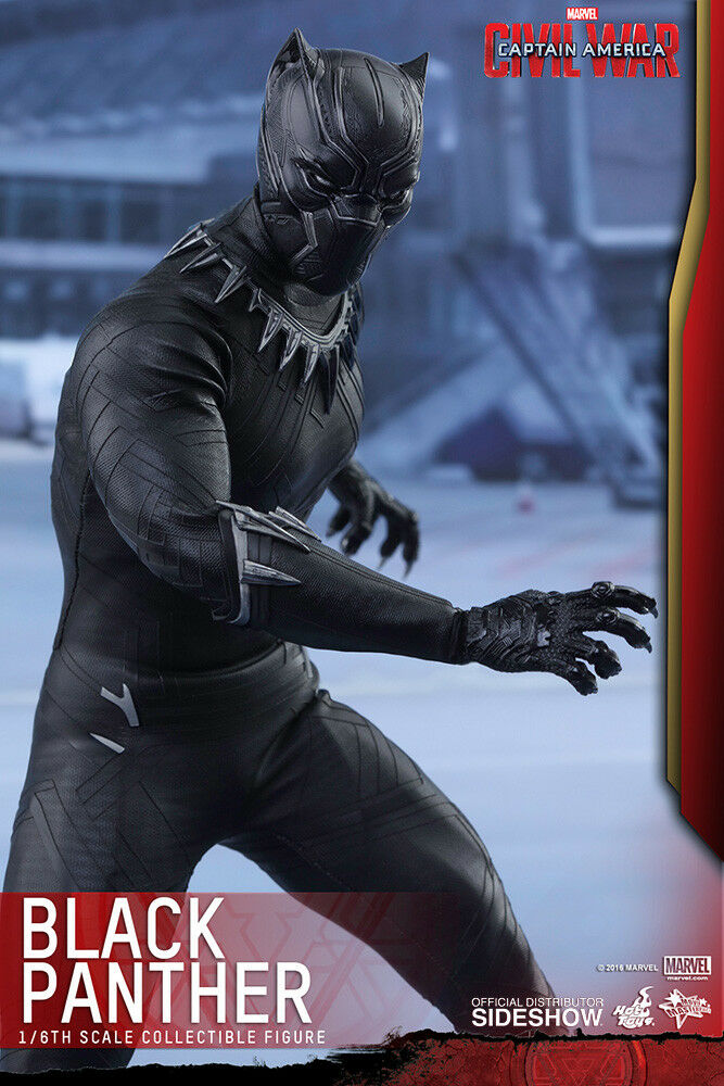 Hot Toys Civil War MMS363 Black Panther 1/6 Figure - Image 4