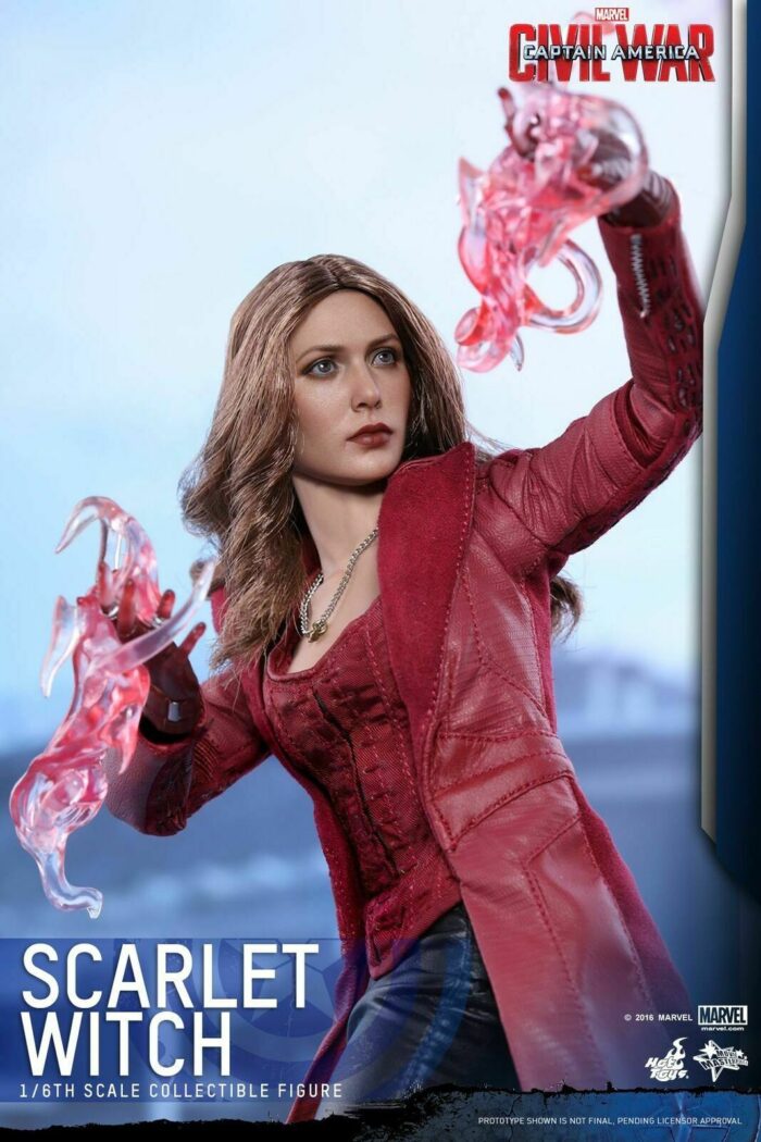 Hot Toys MMS370 Scarlet WITCH WANDA 1/6 Captain America CIVIL WAR sealed in brown shipper - Image 4