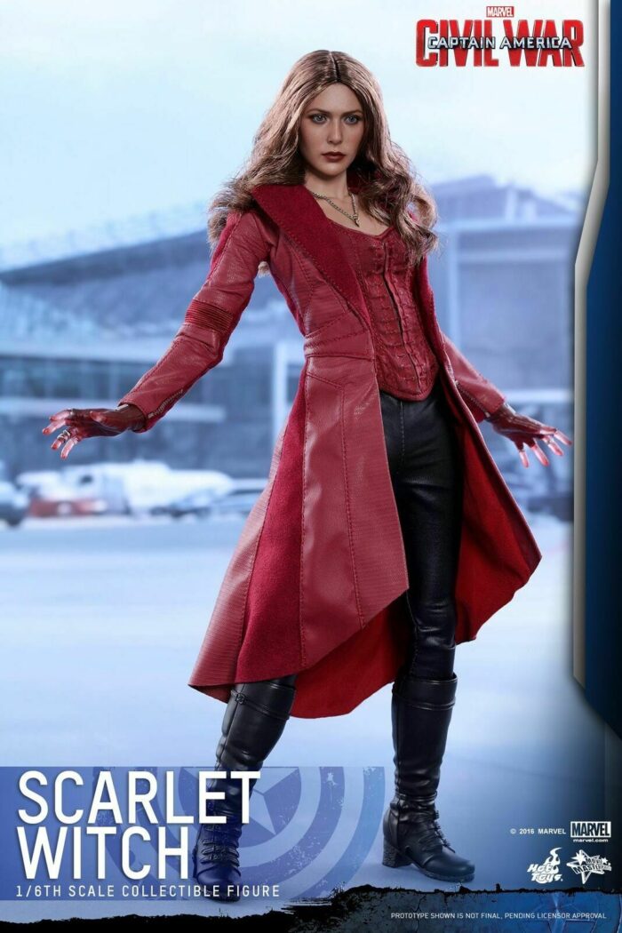Hot Toys MMS370 Scarlet WITCH WANDA 1/6 Captain America CIVIL WAR sealed in brown shipper - Image 8