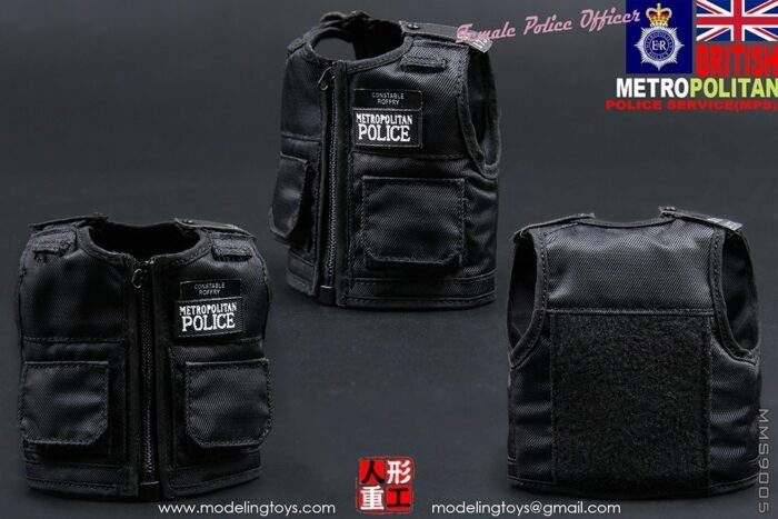 MODELING TOYS BRITISH METROPOLITAN POLICE SERVICE (MPS) FEMALE OFFICER 1/6 SCALE ACTION FIGURE MMS9005 - Image 12