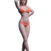 PL-MB2019-S32A Super-Flexible Female Seamless Body with Stainless Steel Skeleton Pale Medium Breast Size by TBLeague Phicen - Image 4