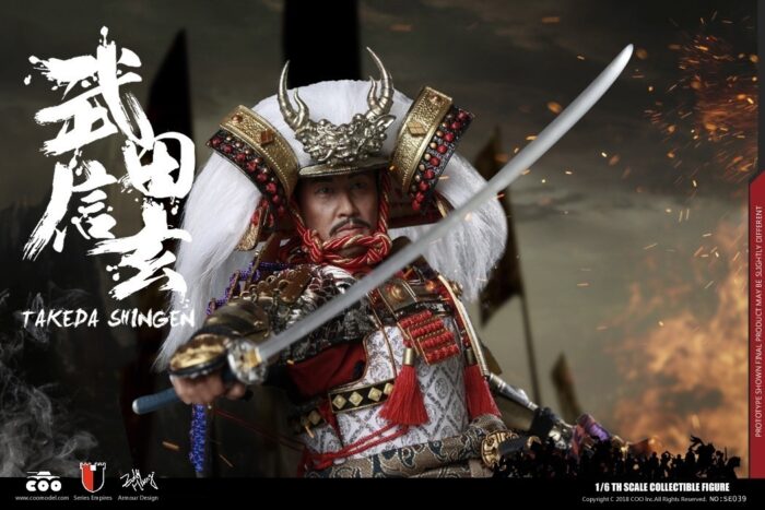 COOMODEL EMPIRES SERIES: JAPAN’S WARRING STATES - TAKEDA SHINGEN A.K.A. TIGER OF KAI 1/6 SCALE ACTION FIGURE EXCLUSIVE VERSION SE040 - Image 3