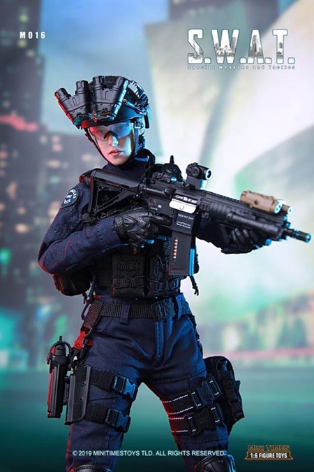 Pouches & Gear Mini Times Action Figures 1/6 Scale Female SWAT 