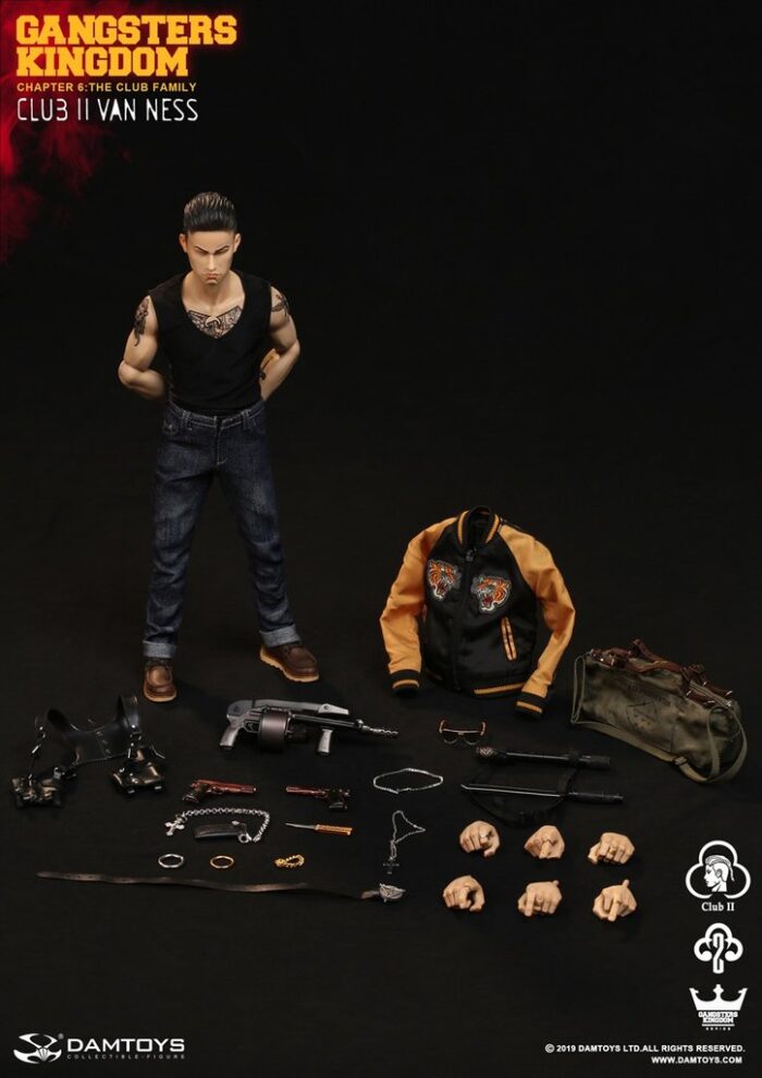 1/6 DAMTOYS Gangsters Kingdom Series Club 2 Van Ness DAM-GK017