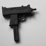 1/6 ouzi pistol with removable magazine for 12 inch figures  B10