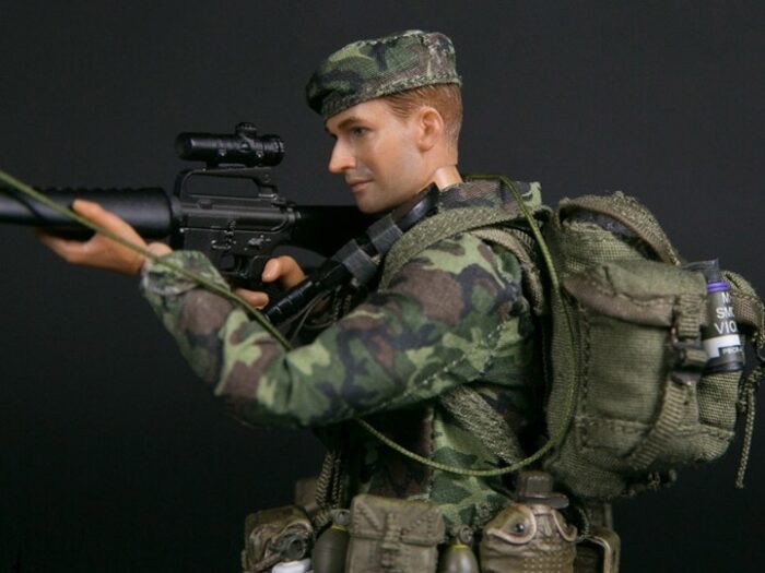 Marine Force Recon in Vietnam Pocket Elite Series 1/12 Scale Figure BY DAMTOYS - Image 2