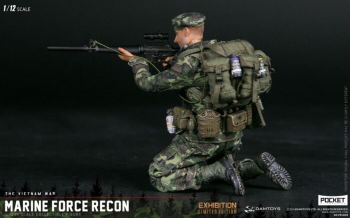 Marine Force Recon in Vietnam Pocket Elite Series 1/12 Scale Figure BY DAMTOYS - Image 11