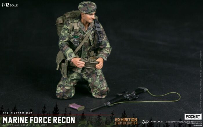 Marine Force Recon in Vietnam Pocket Elite Series 1/12 Scale Figure BY DAMTOYS - Image 13