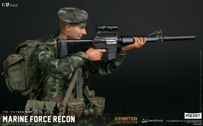 Marine Force Recon in Vietnam Pocket Elite Series 1/12 Scale Figure BY DAMTOYS - Image 14