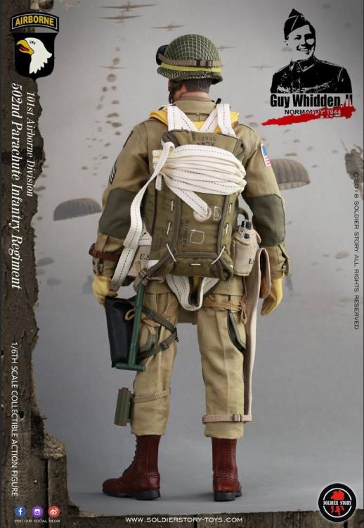SoldierStory SS110 1/6th WWII 101st Airborne Division Guy Whidden Figure Stand