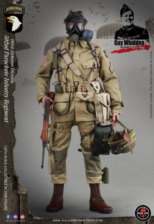 SoldierStory SS110 1/6th WWII 101st Airborne Division Guy Whidden Figure Stand