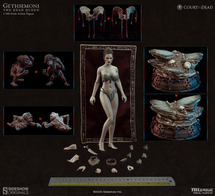 Court of the Dead Gethsemoni, The Dead Queen 1/6 Scale Action Figure BY TBLEAGUE , SIDESHOW COLLECTIBLES - Image 14