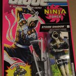 VINTAGE GI JOE STORMSHADOW  NINJA FORCE ARAH HASBRO 1991 carded