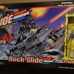 Hasbro GI Joe vs. Cobra Rock Slide Vehicle w/ Frostbite Action Figure 2001 sealed