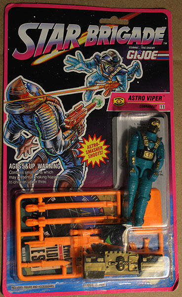 Vintage G.I. Joe Cobra Astro Viper Star Brigade 1993 carded · Fairway  Hobbies