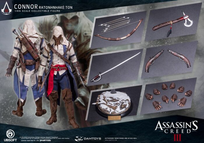 1/6 Scale DAMTOYS Assassin's Creed III Connor DMS010 Action Figure - Image 20