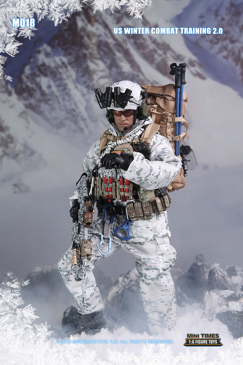 MK17 Set for Minitimes toys M018 Navy Seal Winter Combat Training 2.0 1/6 Scale 