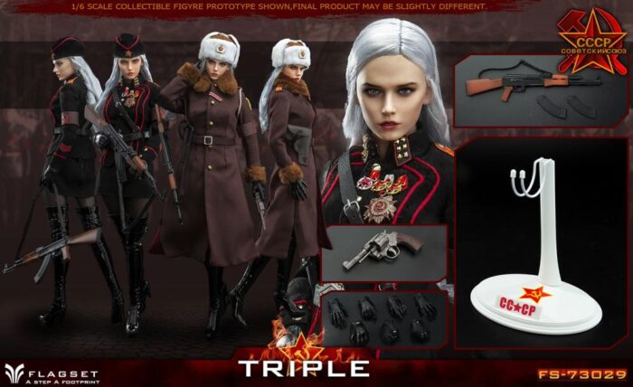 Red Alert Soviet Female Officer Katyusha 1/6 Scale Figure BY FLAGSET FS-73029
