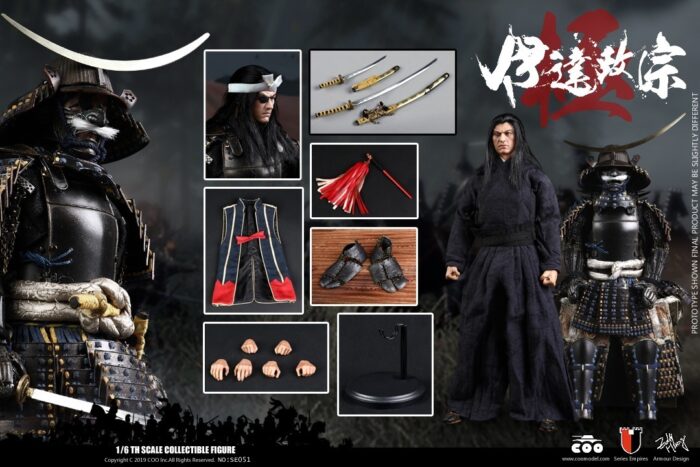 COOMODEL EMPIRES SERIES: JAPAN’S WARRING STATES - DATE MASAMUNE 1/6 SCALE ACTION FIGURE MASTERPIECE VERSION NO: SE051 - Image 14