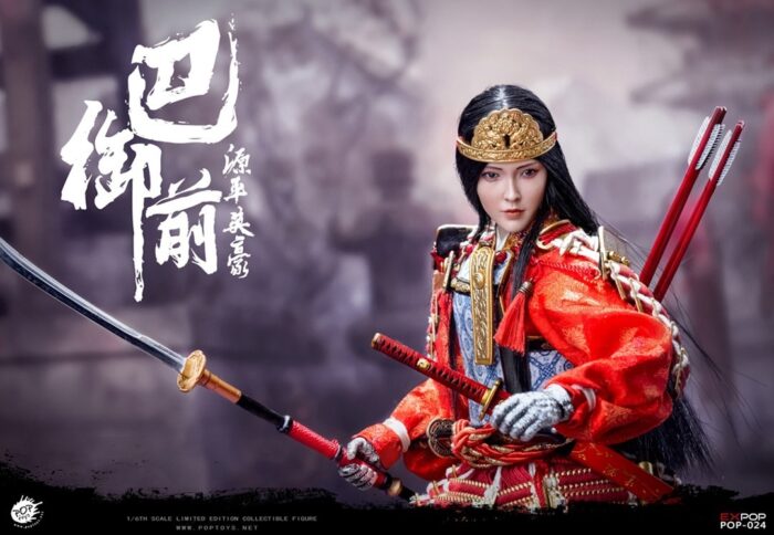 POPTOYS JAPANESE GENPEI HEROINE TOMOE GOZEN 1/6 SCALE ACTION FIGURE  POP-EX024-A - Image 6