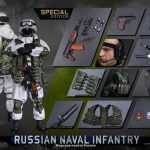 DAMTOYS RUSSIAN NAVAL INFANTRY 1/6 SCALE ACTION FIGURE SPECIAL EDITION 78070S