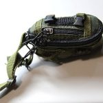 1/6 military pouch with 2 functioning zippers loose  B9