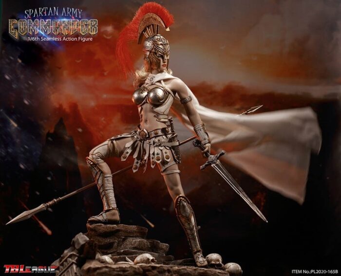 Silver Spartan Army Commander - TB League 1/6 Scale Figure PL-2020-165B phicen