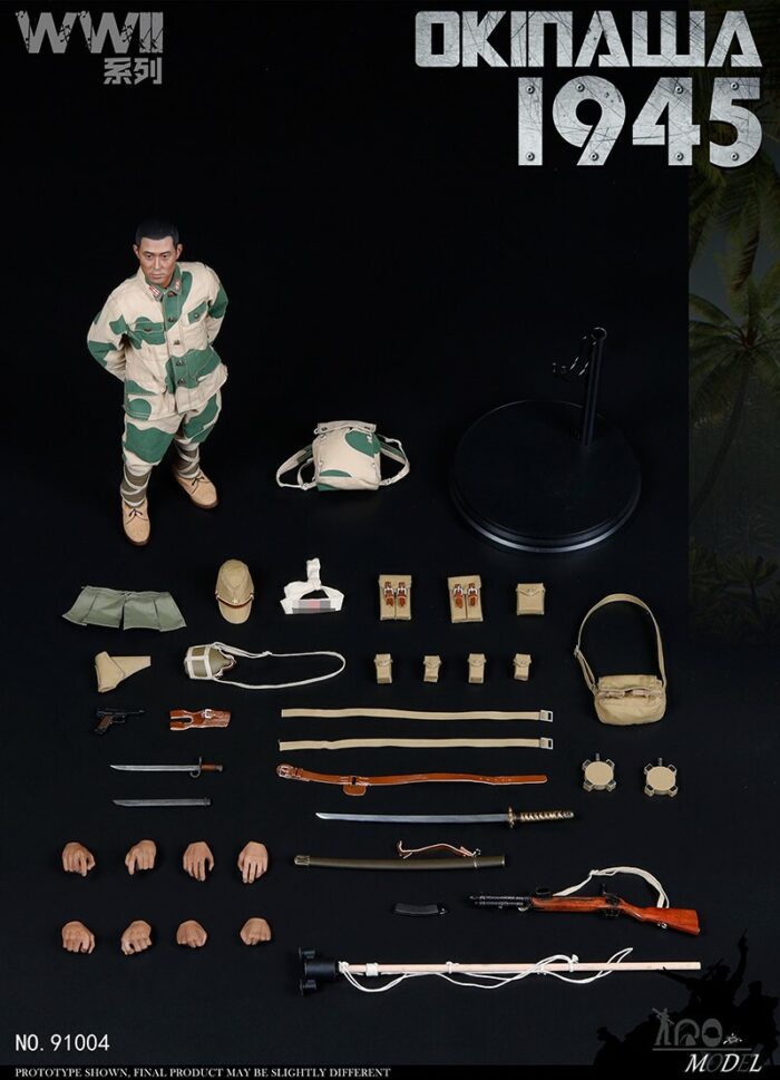 IQO MODEL WWII 1945 BATTLE OF OKINAWA - JAPANESE IMPERIAL ARMY 1/6 SCALE ACTION FIGURE NO.91004 - Image 13