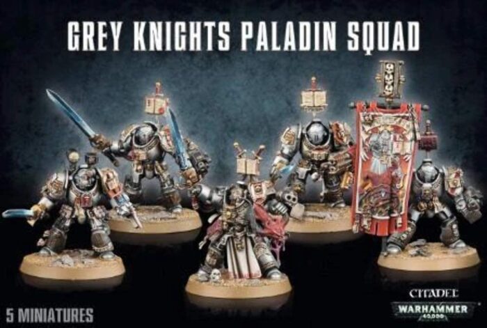 Warhammer 40K Grey Knights Paladin Squad Plastic Kit