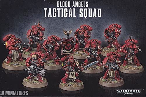 Warhammer 40K Blood Angels Tactical Squad · Fairway Hobbies