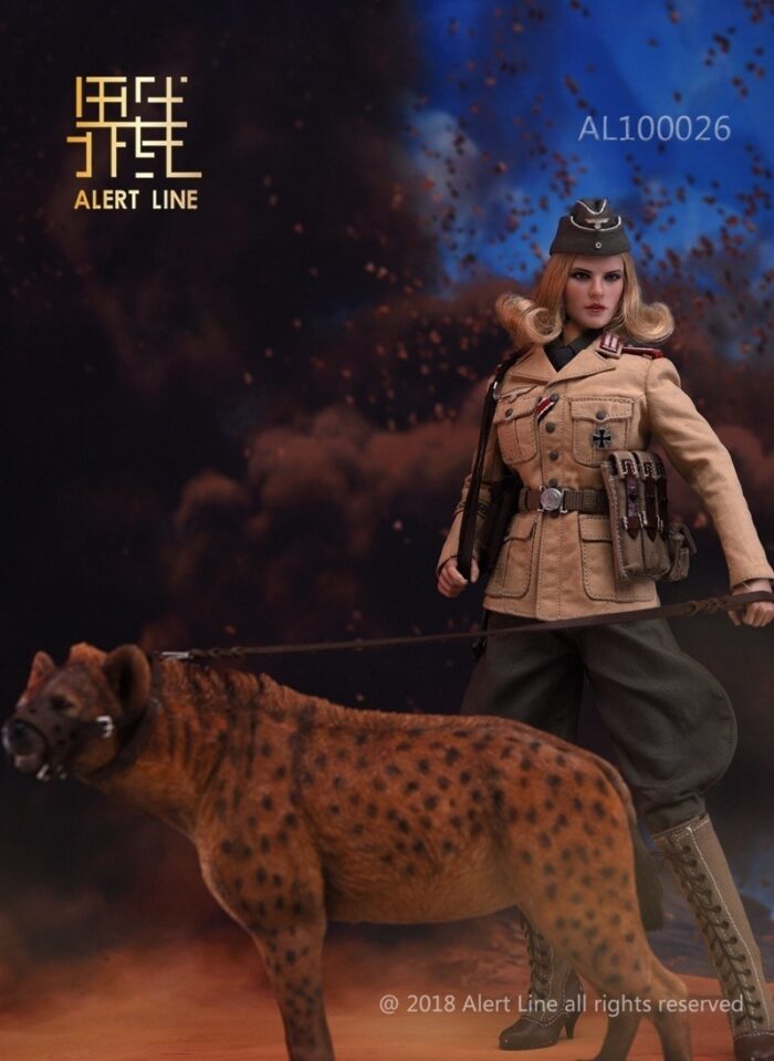 ALERT LINE WWII GERMAN AFRIKA FEMALE OFFICER 1/6 SCALE ACTION FIGURE AL100026