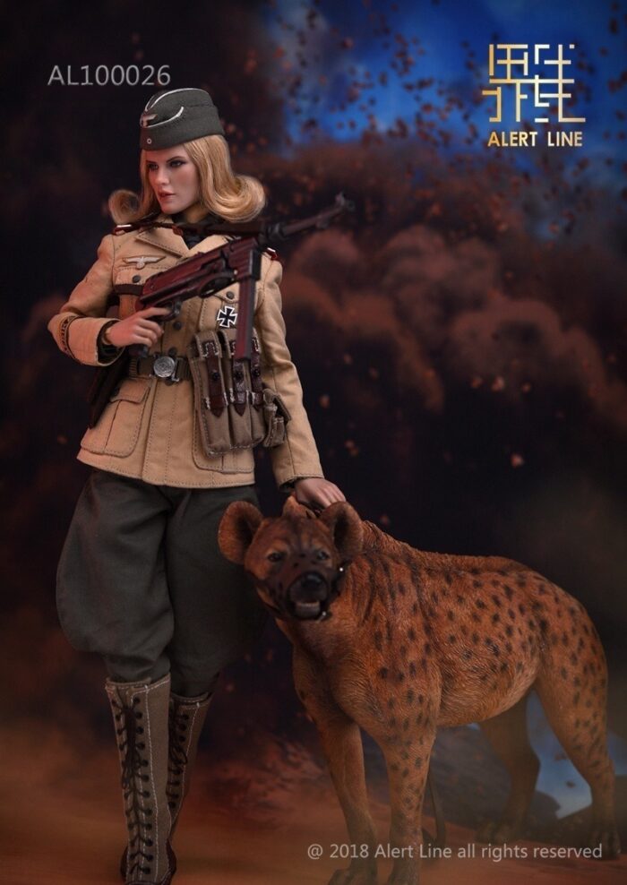 ALERT LINE WWII GERMAN AFRIKA FEMALE OFFICER 1/6 SCALE ACTION FIGURE AL100026 - Image 3