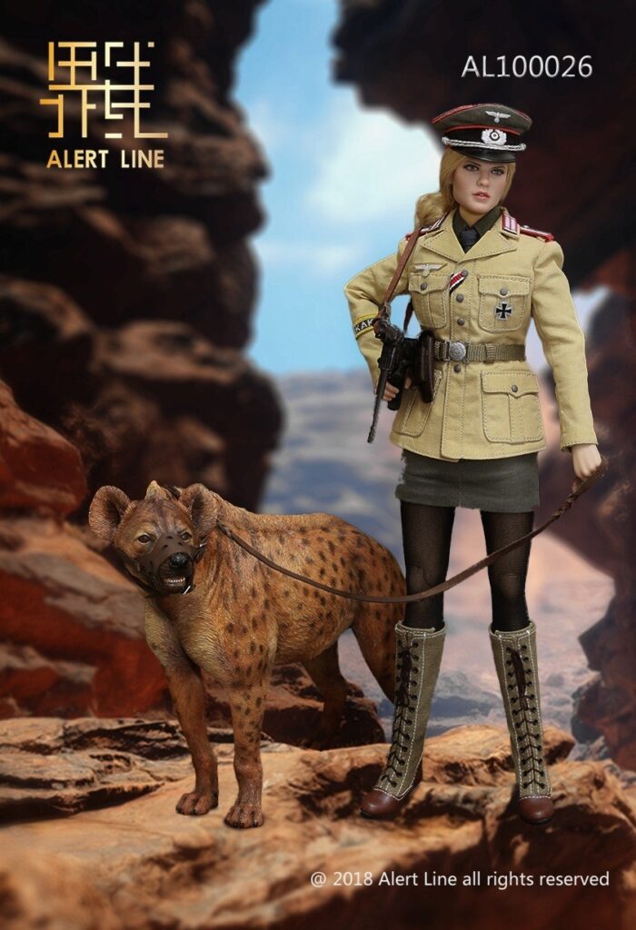 ALERT LINE WWII GERMAN AFRIKA FEMALE OFFICER 1/6 SCALE ACTION FIGURE AL100026 - Image 5