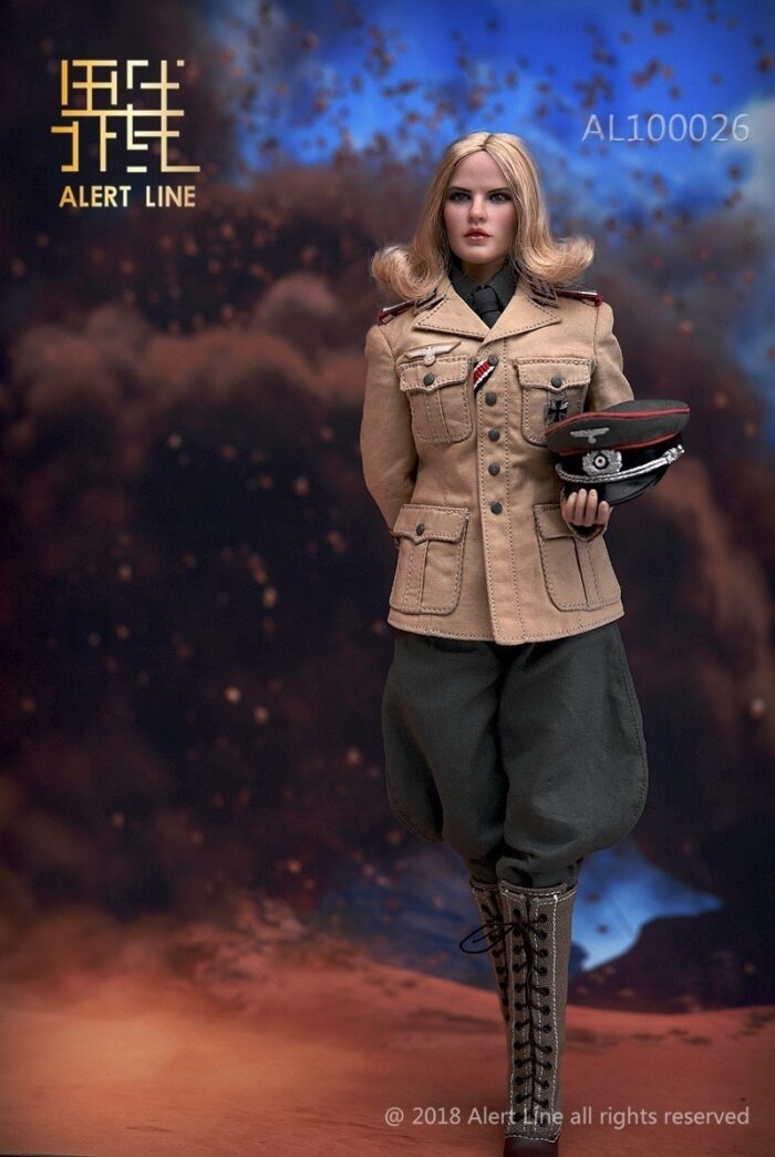 ALERT LINE WWII GERMAN AFRIKA FEMALE OFFICER 1/6 SCALE ACTION FIGURE AL100026 - Image 6