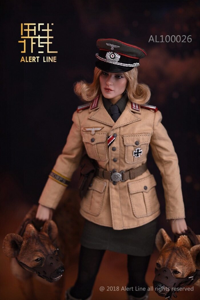 ALERT LINE WWII GERMAN AFRIKA FEMALE OFFICER 1/6 SCALE ACTION FIGURE AL100026 - Image 7