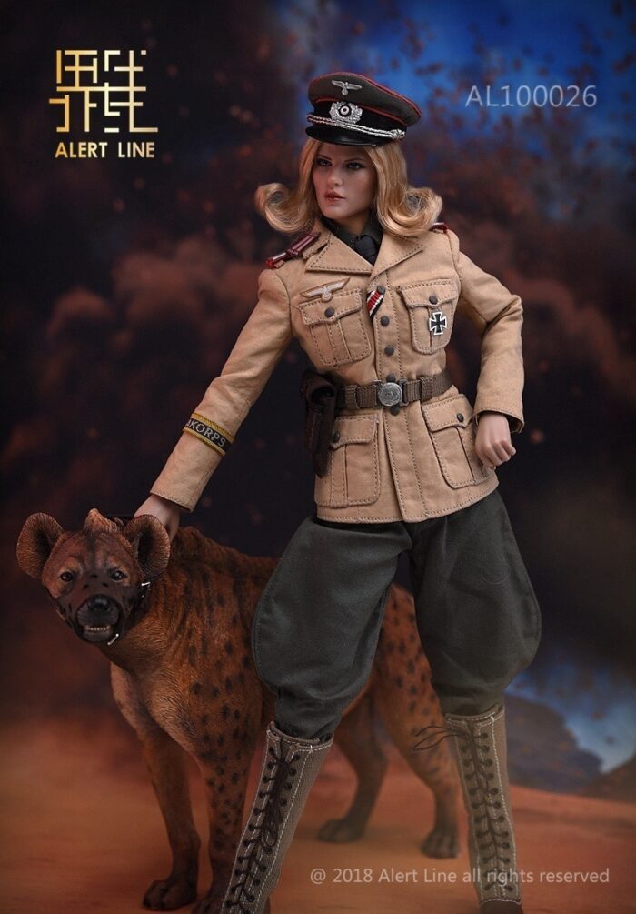 ALERT LINE WWII GERMAN AFRIKA FEMALE OFFICER 1/6 SCALE ACTION FIGURE AL100026 - Image 8