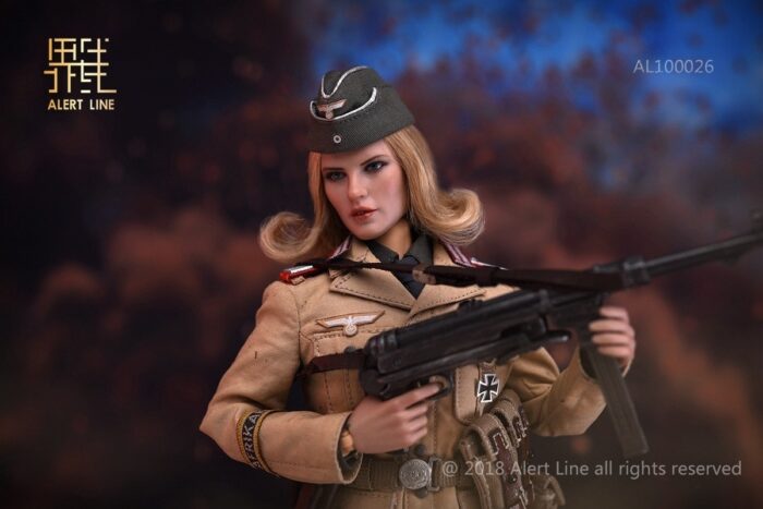 ALERT LINE WWII GERMAN AFRIKA FEMALE OFFICER 1/6 SCALE ACTION FIGURE AL100026 - Image 9