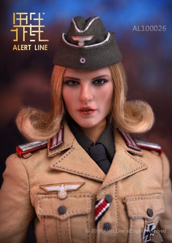 ALERT LINE WWII GERMAN AFRIKA FEMALE OFFICER 1/6 SCALE ACTION FIGURE AL100026 - Image 10