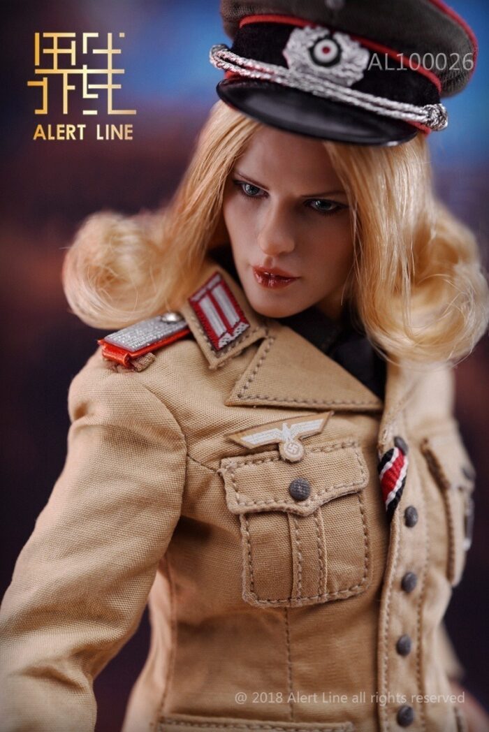 ALERT LINE WWII GERMAN AFRIKA FEMALE OFFICER 1/6 SCALE ACTION FIGURE AL100026 - Image 11