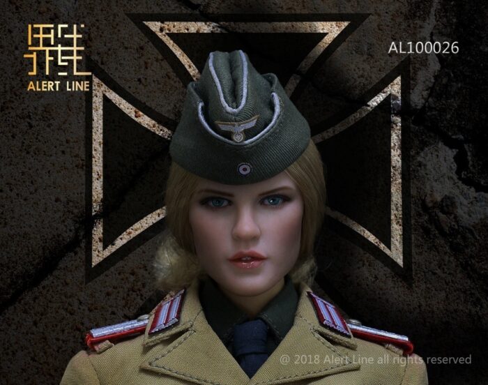 ALERT LINE WWII GERMAN AFRIKA FEMALE OFFICER 1/6 SCALE ACTION FIGURE AL100026 - Image 13