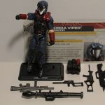 GI Joe 30th Anniversary Cobra Viper v28 Figure Loose, Complete with file card - minty  F2