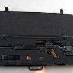 1/6 sniper rifle with case , tripod acc loose