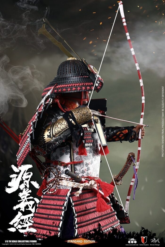 COOMODEL DIECAST ALLOY EMPIRES SERIES - MINAMOTO NO YOSHITSUNE 1/6 SCALE ACTION FIGURE EXCLUSIVE VERSION NO:SE062 - Image 4