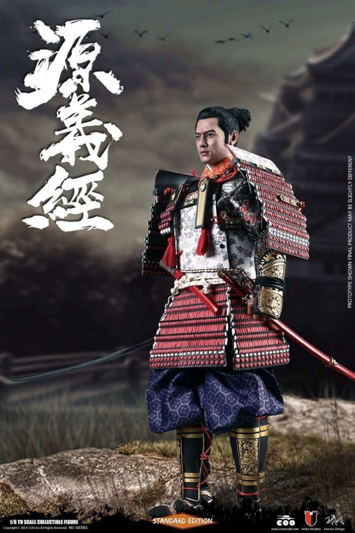 COOMODEL DIECAST ALLOY EMPIRES SERIES - MINAMOTO NO YOSHITSUNE 1/6 SCALE ACTION FIGURE EXCLUSIVE VERSION NO:SE062 - Image 5